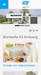 Mobile Screenshot of kalksandstein-amberg.de